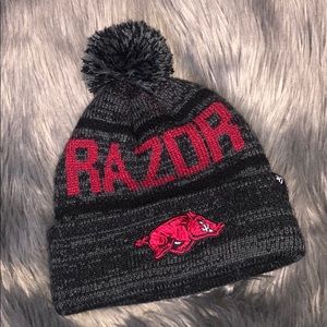 Arkansas Razorback Pom Beanie